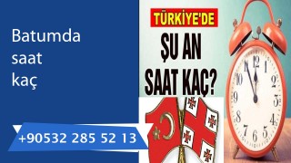 Batumda saat kaç 